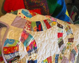 Handmade blankets and quilts