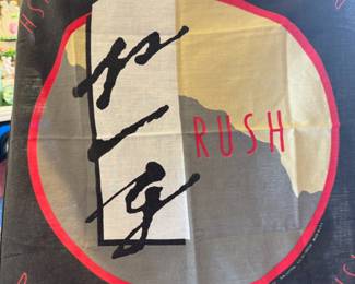RUSH band banner