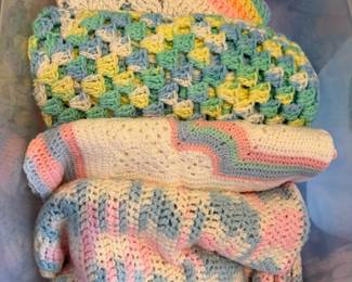 Handmade baby blankets