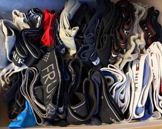 Men's underwear by Hilfiger, Fruit of the loom and Ralph Lauren