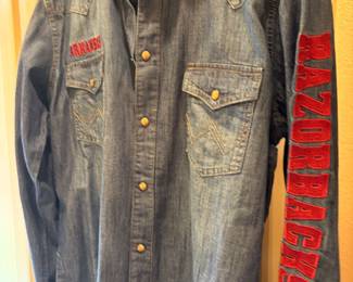 Vintage Wrangler Denim Shirt with Pearl snaps