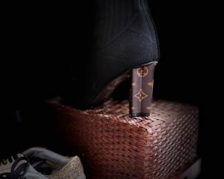 Women's Louis Vuitton Silhouette Ankle Boots (We do not authenticate designer items)