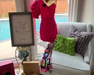 Ugg Boots, designer dresses and shoes