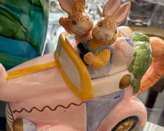 Fitz and Floyd Easter Teapot