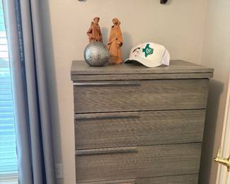 Grey Contemporary Bedroom Chest of Drawers