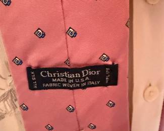 Christian Dior Pink tie