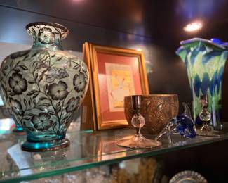 Hand blown Vases from Polland