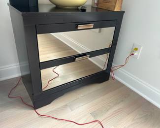 Mirrored Night Stand - 2