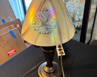 Todd Phillips art glass lamp