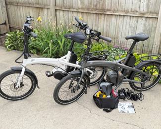 Foldable electric bikes