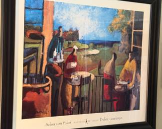 Artwork - Bolsa com Palos golf scene