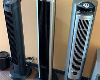 Fans, heater