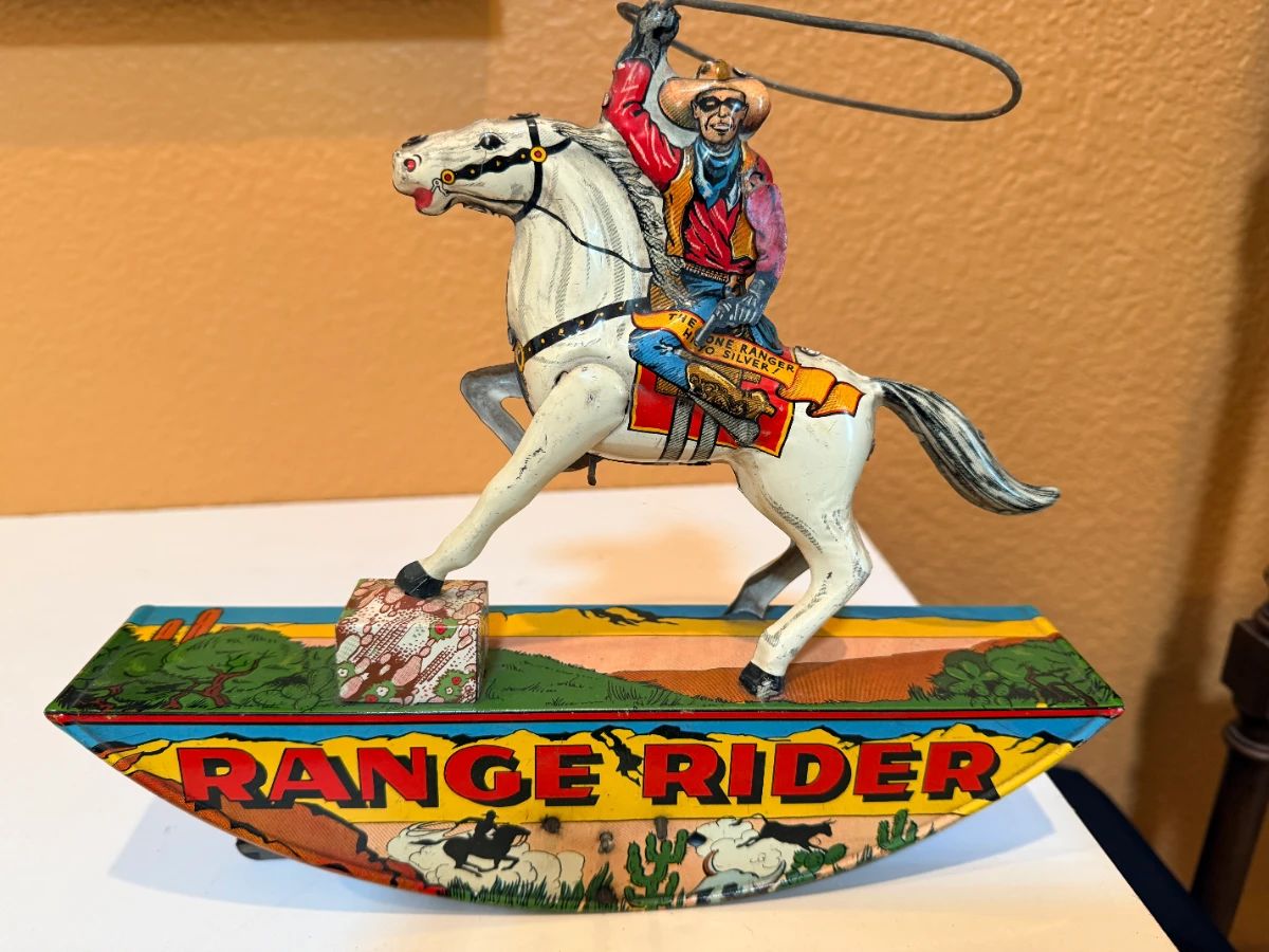 The Lone Ranger tin toy