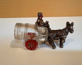 Glass candy container