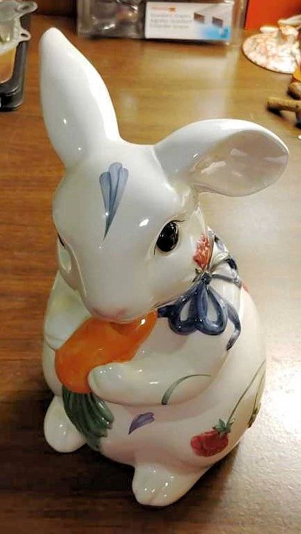 Kitchen Lennox Ceramic Bunny Cookie Jar