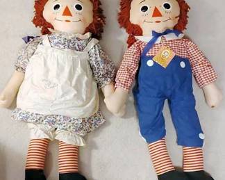 Dolls  Raggedy Ann and Andy Large