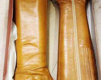 Shoes  Ladies Brown Leather KneeHigh Boots