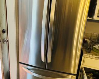 Like new LG stainless steel refrigerator less than a year-old price to sell. Everything has to go come get it.