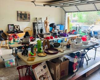 Garage full of miscellaneous items