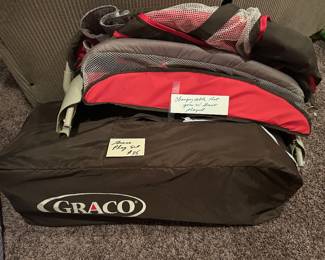Graco playset with changing table