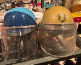 Naperville police motorcycle helmet / Cook County Sheriff Police Motorcycle helmet