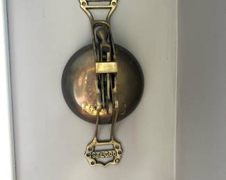 Vtg Brass Bell St Louis Car Co Trolley Caboose bell 