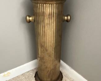Brass umbrella/cane holder