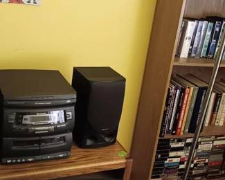 Stereo and Books
