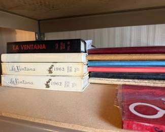 Books upstairs/closer look