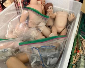 More German made doll parts