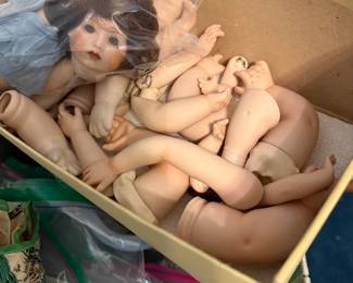 Ceramic doll parts