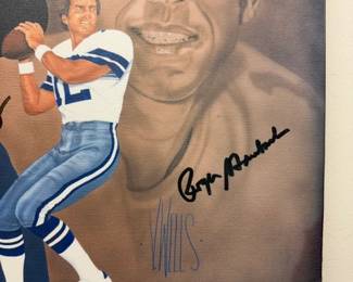 Hand Signed by Roger Staubach