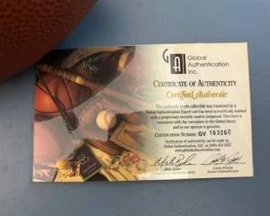 Certificate of Authenticity