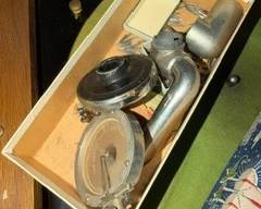 These parts come with it. These parts and the hand crank will be behind the checkout counter waiting for the new owner...