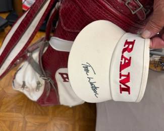Signed RAM visor comes with the set