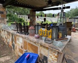 Looking at the lantern, candle holders and so much more