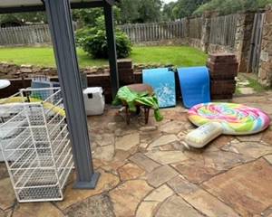 Some pool toys