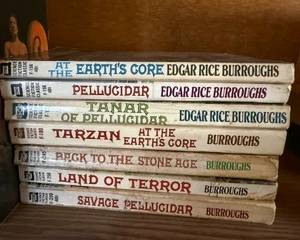 Complete set (1-7) of the Pellucidar Series
