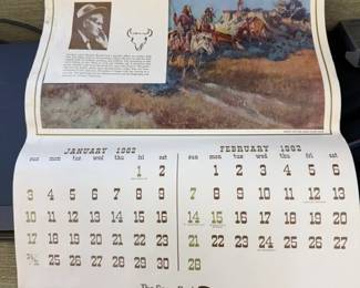 1982 C M Russell Calender