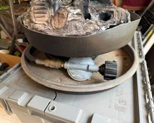 that "burns" when you hook your tank up to it