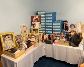 Madame Alexander doll collection and Effenbee doll collection