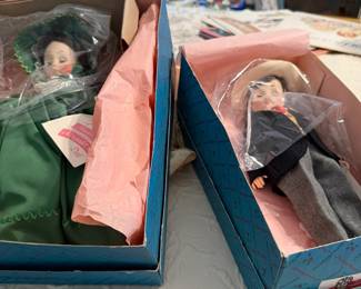 Scarlet and Rhett, Madam Alexander dolls in original boxes