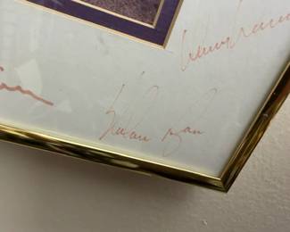 Nolan's signature on the 2nd photo
