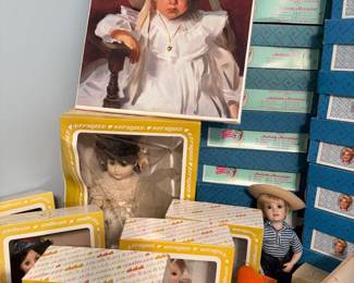 Vintage Effenbee dolls, print of little girl
