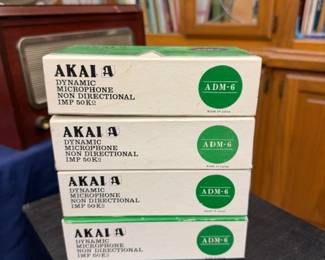 Vintage Akai Microphones