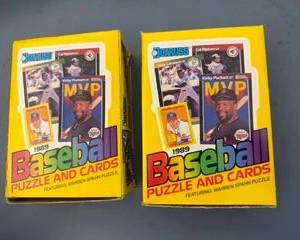 Several boxes of 1989 Donruss Baseball. These have 36 sealed packs in each box.