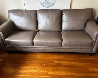 Martha Stewart Collection leather couch ( 2 available) 