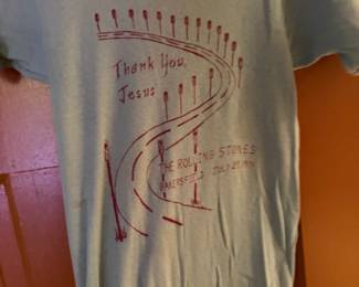VINTAGE Rolling stones concert tee shirt