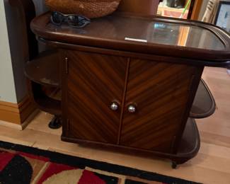 Art Deco  small bar cart