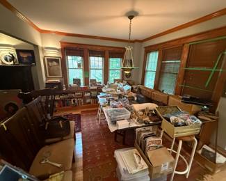 Packed dining area